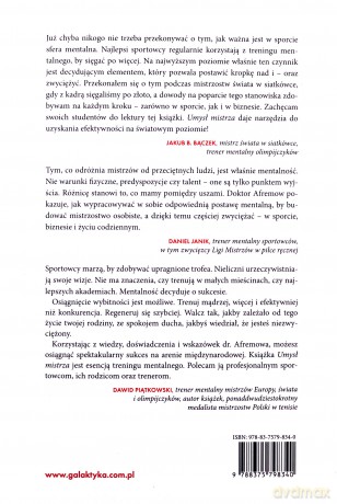 Umysł mistrza. Jak myślą i trenują najlepsi sportowcy świata - Jim Afremow [KSIĄŻKA]