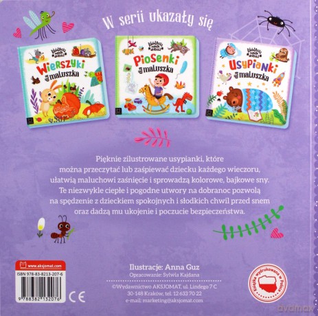 Usypianki dla maluszka. Biblioteczka małego dziecka [KSIĄŻKA]