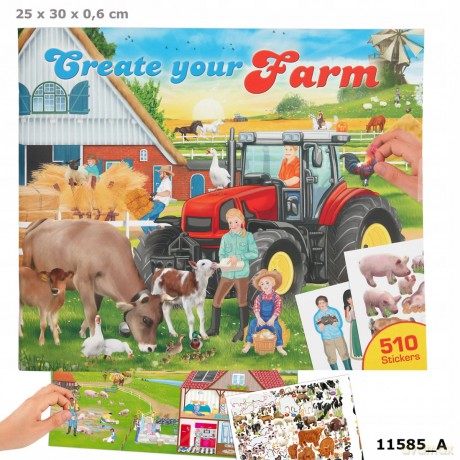Zestaw z naklejkami Farma 11585A