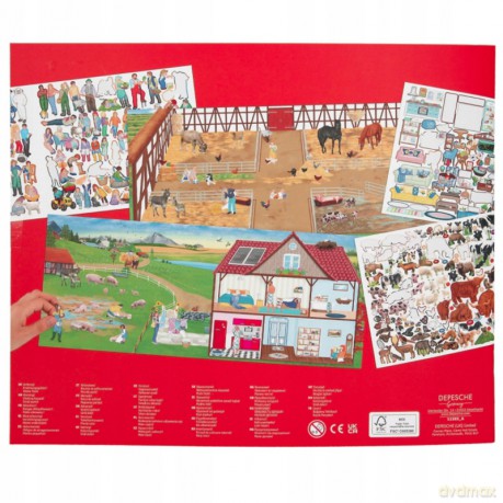 Zestaw z naklejkami Farma 11585A