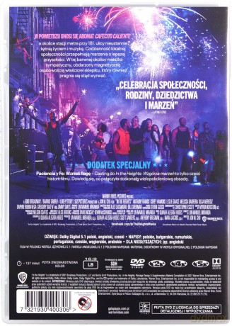 In The Heights: Wzgórza Marzeń [DVD]