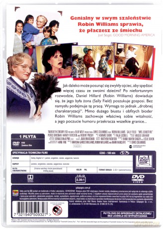 Pani Doubtfire [DVD]