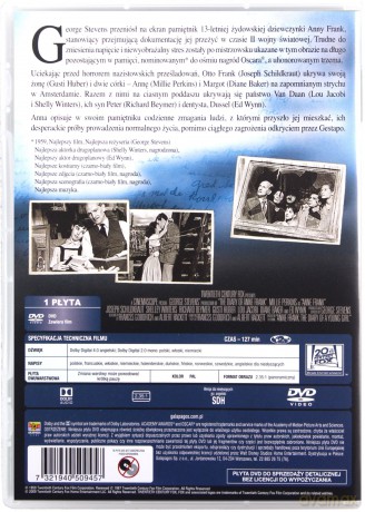Pamiętnik Anny Frank [DVD]
