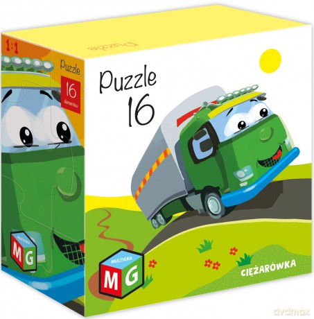 16 el. Ciężarówka [PUZZLE]