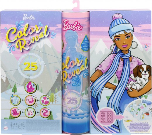 Barbie Color Reveal Kalendarz adwentowy