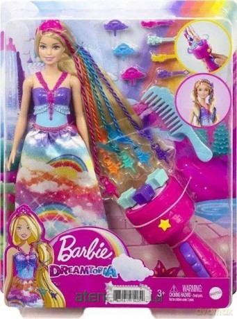 Barbie Dreamtopia. Księżniczka zakręcone pasemka