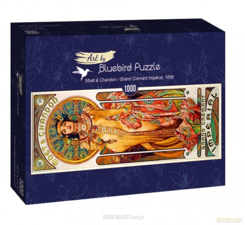 BLUEBIRD 1000 el. Alfons Mucha, Królewski i szlachetny [PUZZLE]