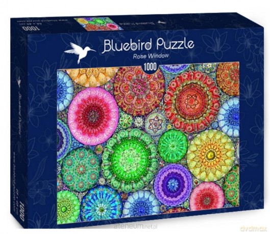 BLUEBIRD 1000 el. Kolorowe rozety [PUZZLE]