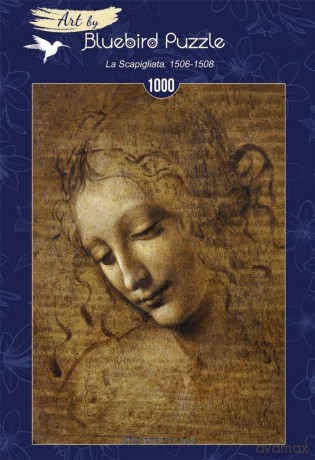 BLUEBIRD 1000 el. Leonardo Da Vinci, La Scapigliata [PUZZLE]