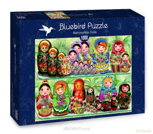 BLUEBIRD 1000 el. Rosyjskie laleczki-Matryjoszki [PUZZLE]