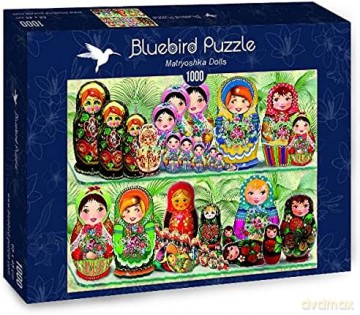 BLUEBIRD 1000 el. Rosyjskie laleczki-Matryjoszki [PUZZLE]