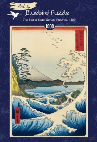 BLUEBIRD 1000 el. Utagawa Hiroshige, Widok na górę Fuji [PUZZLE]