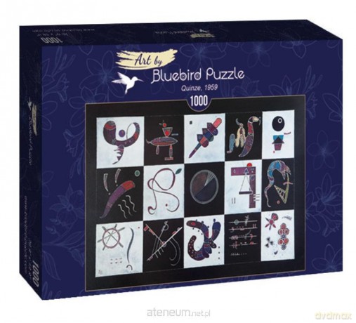 BLUEBIRD 1000 el. Wassily Kandinsky, Kwadraty [PUZZLE]