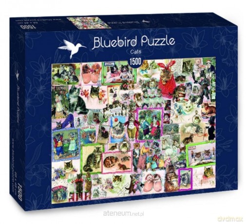 BLUEBIRD 1500 el. Koty [PUZZLE]
