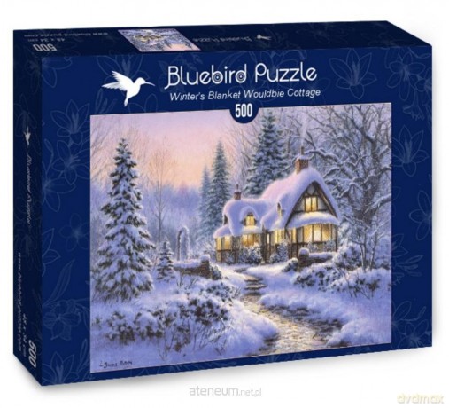 BLUEBIRD 500 el. Piękna chatka w zimie [PUZZLE]