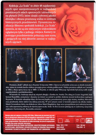 Kolekcja La Scala: Opera 02 - Tosca (0) [DVD]