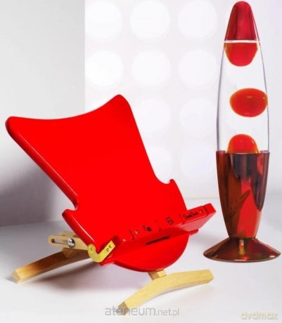 Egg Book Chair podstawka pod książkę/tablet czerwona