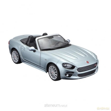 Fiat 124 Spider Silver 1:24