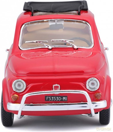 Fiat 500L 1968 Red 1:24