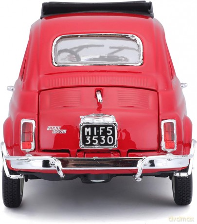 Fiat 500L 1968 Red 1:24