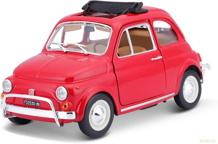 Fiat 500L 1968 Red 1:24