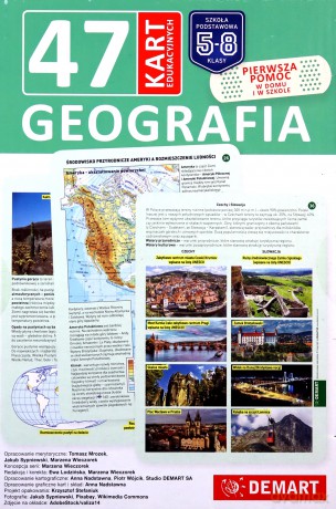 Geografia. Karty edukacyjne