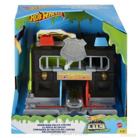 Hot Wheels City Zestaw Downtown Police Station