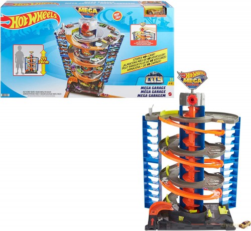 Hot Wheels City Zestaw Zakręcony Megagaraż