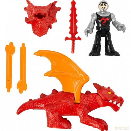 Imaginext Zamek Ognisty smok [FIGURKA]