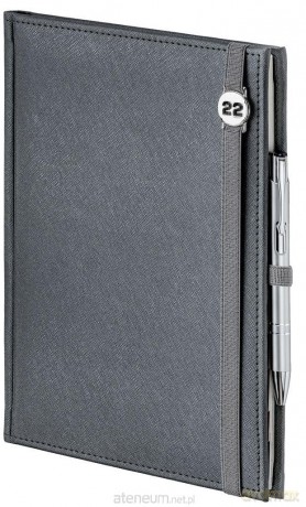 Kalendarz 2022 A4 Tyg. Cross notes, gumka srebrny [KALENDARZ]