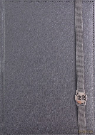Kalendarz 2022 A5 tygodniowy Cross notes, gumka srebrny [KALENDARZ]