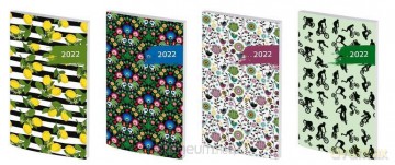 Kalendarz 2022 A6 tygodniowy PCV bezbarwny MIX [KALENDARZ]