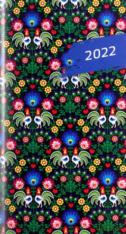 Kalendarz 2022 A6 tygodniowy PCV bezbarwny MIX [KALENDARZ]
