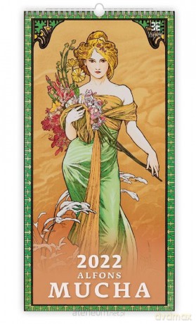 Kalendarz 2022 Alfons Mucha [KALENDARZ]