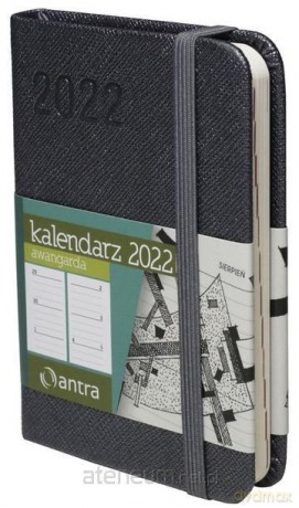 Kalendarz 2022 Awangarda A7 grafitowy [KALENDARZ]