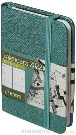 Kalendarz 2022 Awangarda A7 miętowy [KALENDARZ]