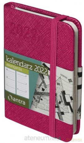 Kalendarz 2022 Awangarda A7 różowy [KALENDARZ]