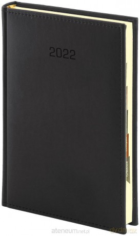 Kalendarz 2022 B6 dzienny Vivella czarny [KALENDARZ]