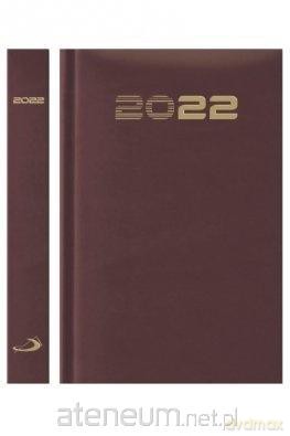 Kalendarz 2022 B6 Standard bordowy [KALENDARZ]