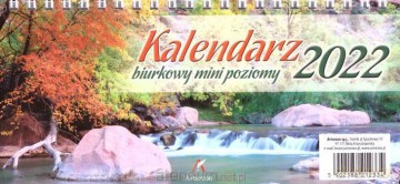 Kalendarz 2022 Biurkowy Mini poziomy [KALENDARZ]