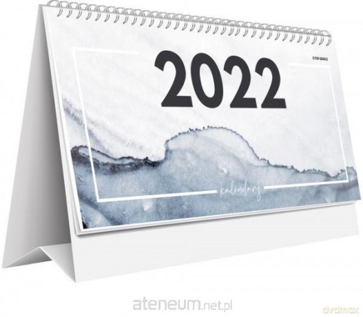 Kalendarz 2022 biurkowy poziomy WTV [KALENDARZ]