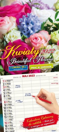 Kalendarz 2022 KPD-1 Kwiaty [KALENDARZ]