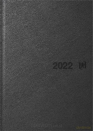 Kalendarz 2022 książkowy 15x21 DTP European czarny [KALENDARZ]