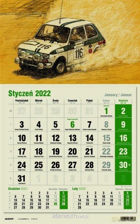 Kalendarz 2022 KTJ EKO Jednodzielny MIX [KALENDARZ]