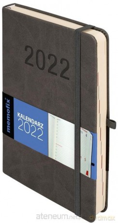 Kalendarz 2022 Memo A5 grafitowy [KALENDARZ]
