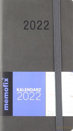 Kalendarz 2022 Memo A6 grafitowy [KALENDARZ]