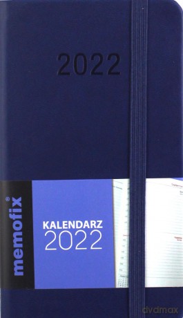 Kalendarz 2022 Memo A6 granatowy [KALENDARZ]