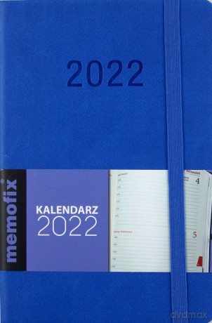 Kalendarz 2022 Memo B6 niebieski [KALENDARZ]