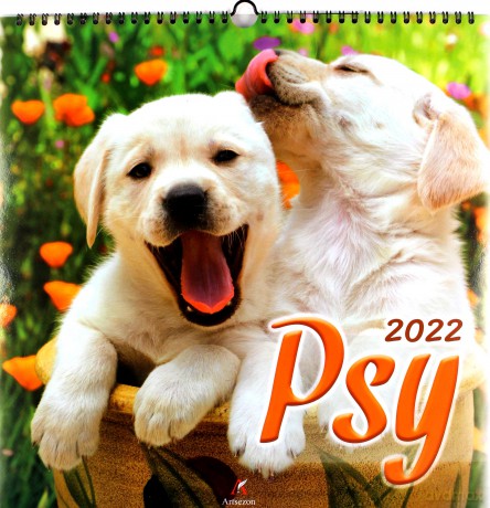 Kalendarz 2022 Ścienny Psy [KALENDARZ]