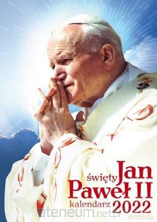 Kalendarz 2022 Ścienny wieloplanszowy Święty JP II [KALENDARZ]